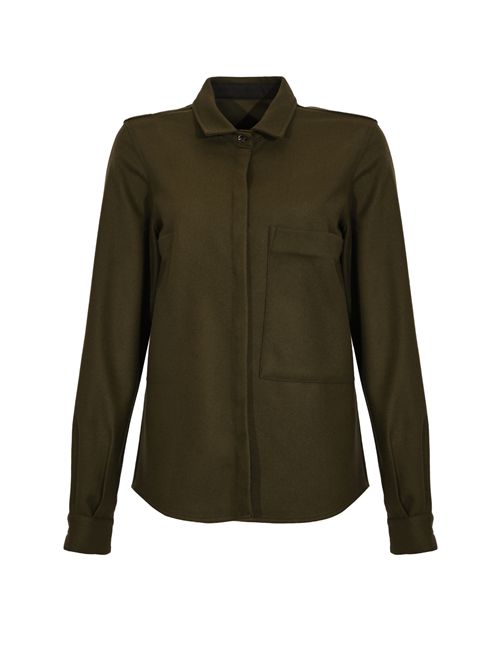 Camicia Handly in misto lana e cashmere Nine in the morning | 9FW25 HD69OLIVA